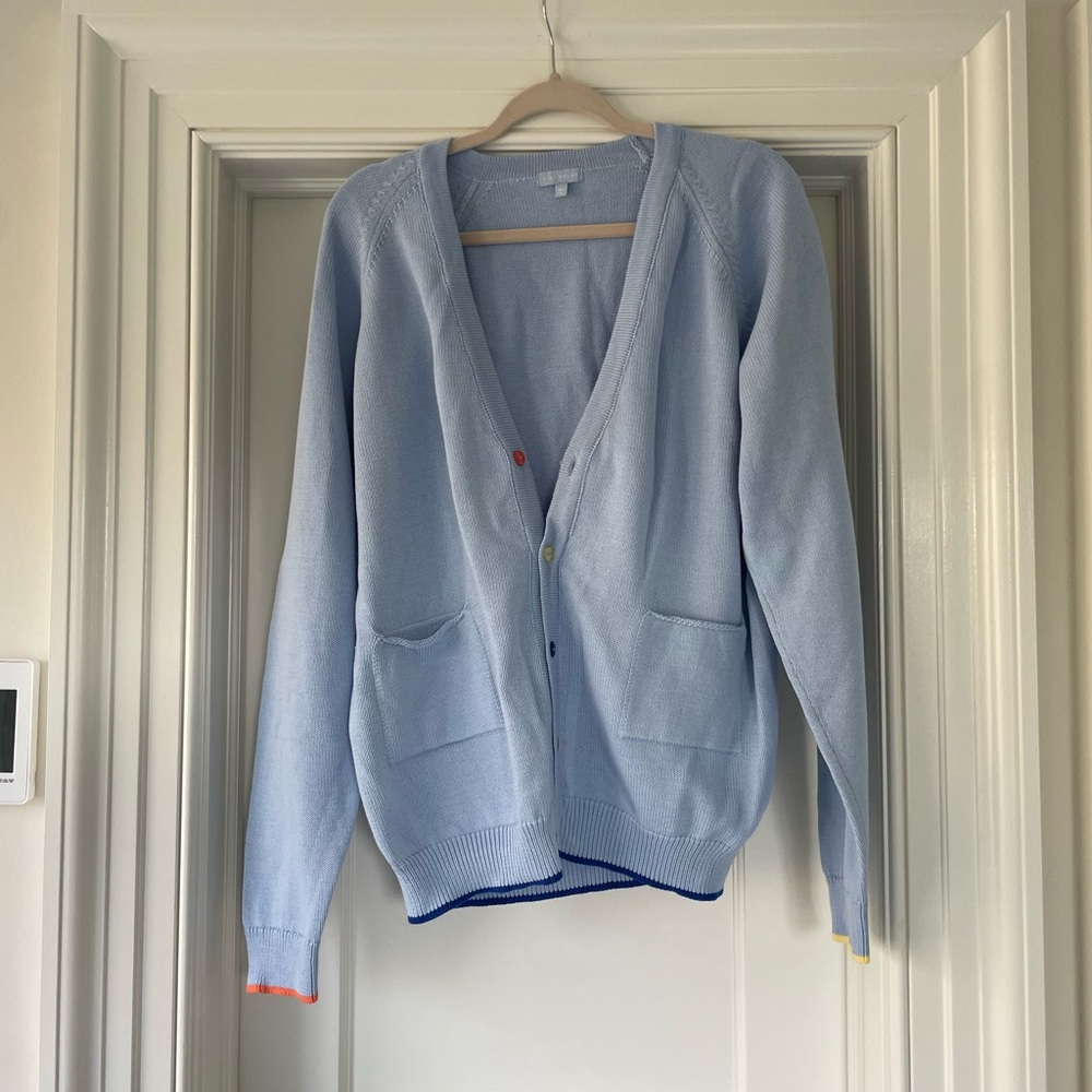 Women's Light Blue Cardigan Sweater